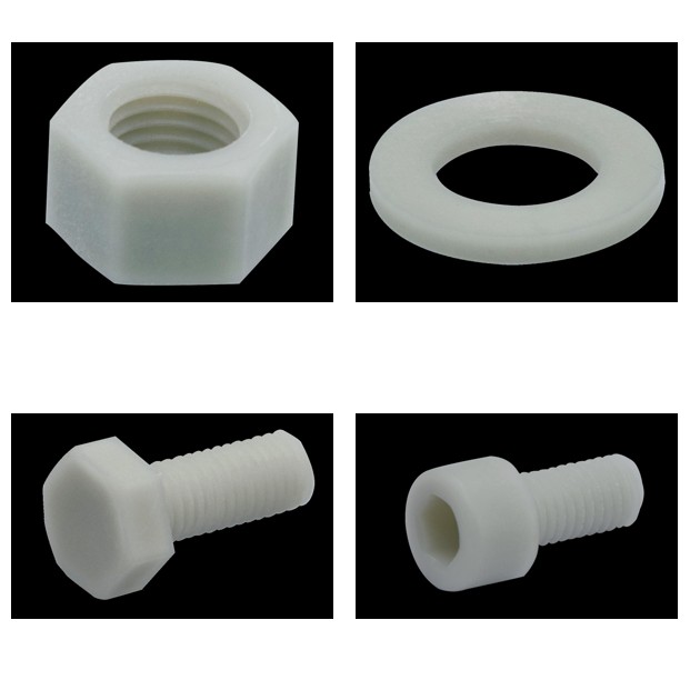 PA66+GF plastic fastener sample photos