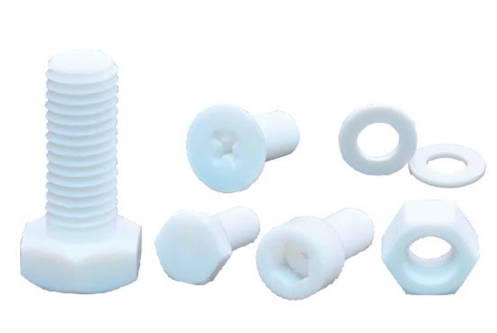 PTFE plastic fastener sample
