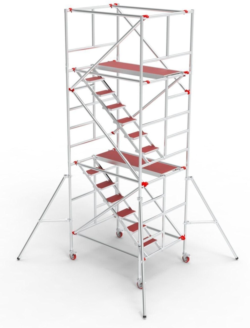 Aluminum mobile scaffolding by Tangtaweesub Engineering